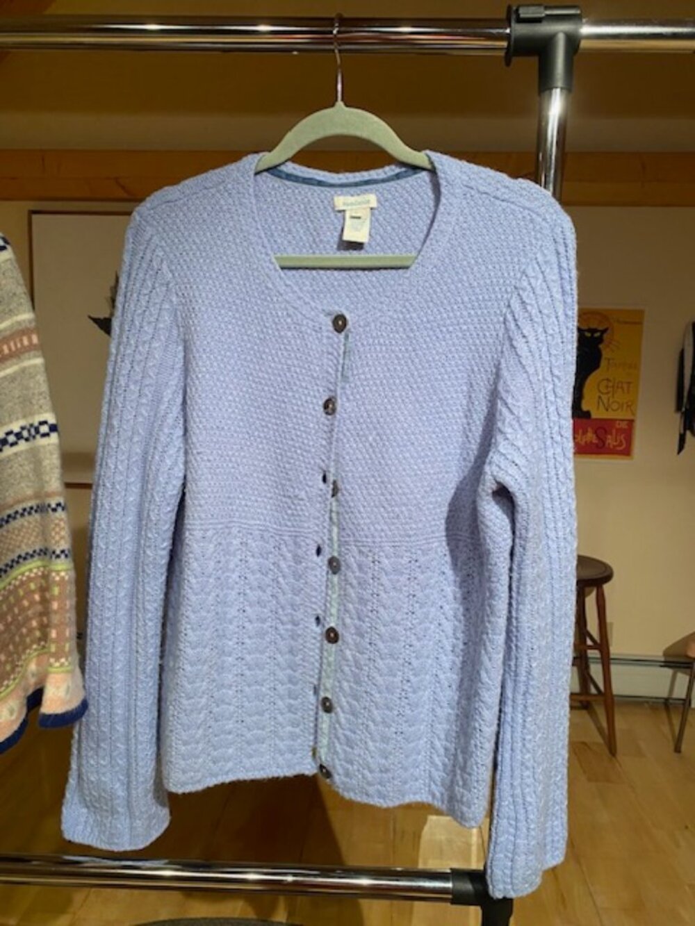 Sundance Sweaters L - 2, one cashmere, one acrylic, lovely - Periwinkle & Multi - Picture 3 of 15
